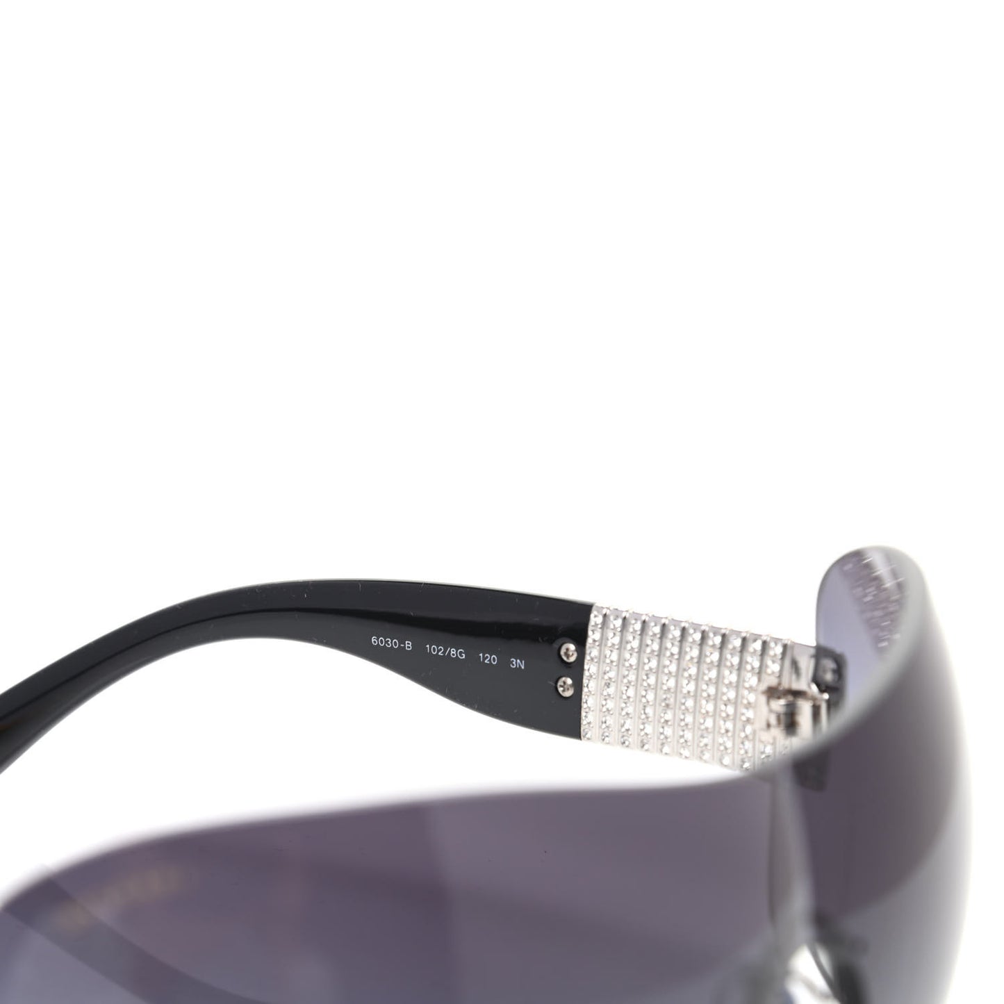BVLGARI Crystal Sunglasses 6030-B Black