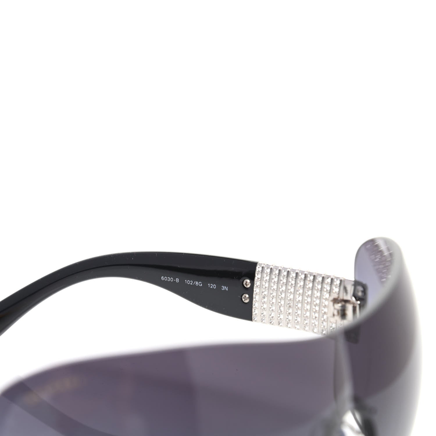 Bulgari BVLGARI Crystal Sunglasses 6030-B Black 6 of 8