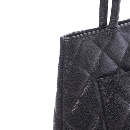 Chanel Caviar Quilted Medallion Tote Black 10 of 18