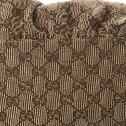 Gucci Monogram Medium D Gold Ring Hobo Dark Brown 16 of 18