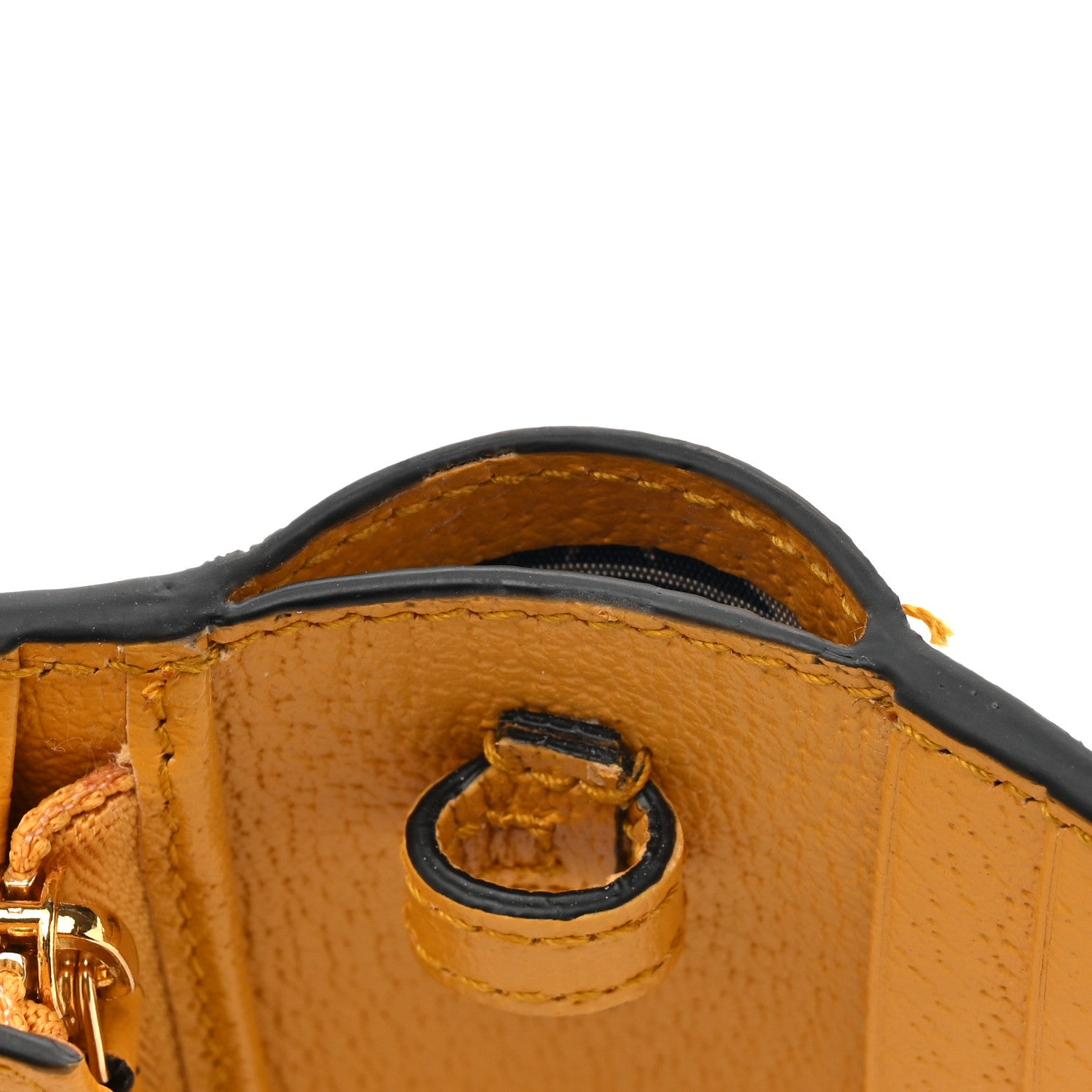 Gucci X ADIDAS Textured Dollar Calfskin Trefoil Horsebit 1955 Card Case Wallet With Strap Crop Black 13 of 14