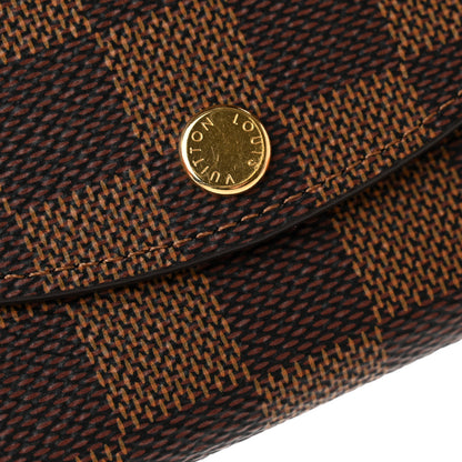 Louis Vuitton Damier Ebene Rosalie Coin Purse Rose Ballerine 7 of 8