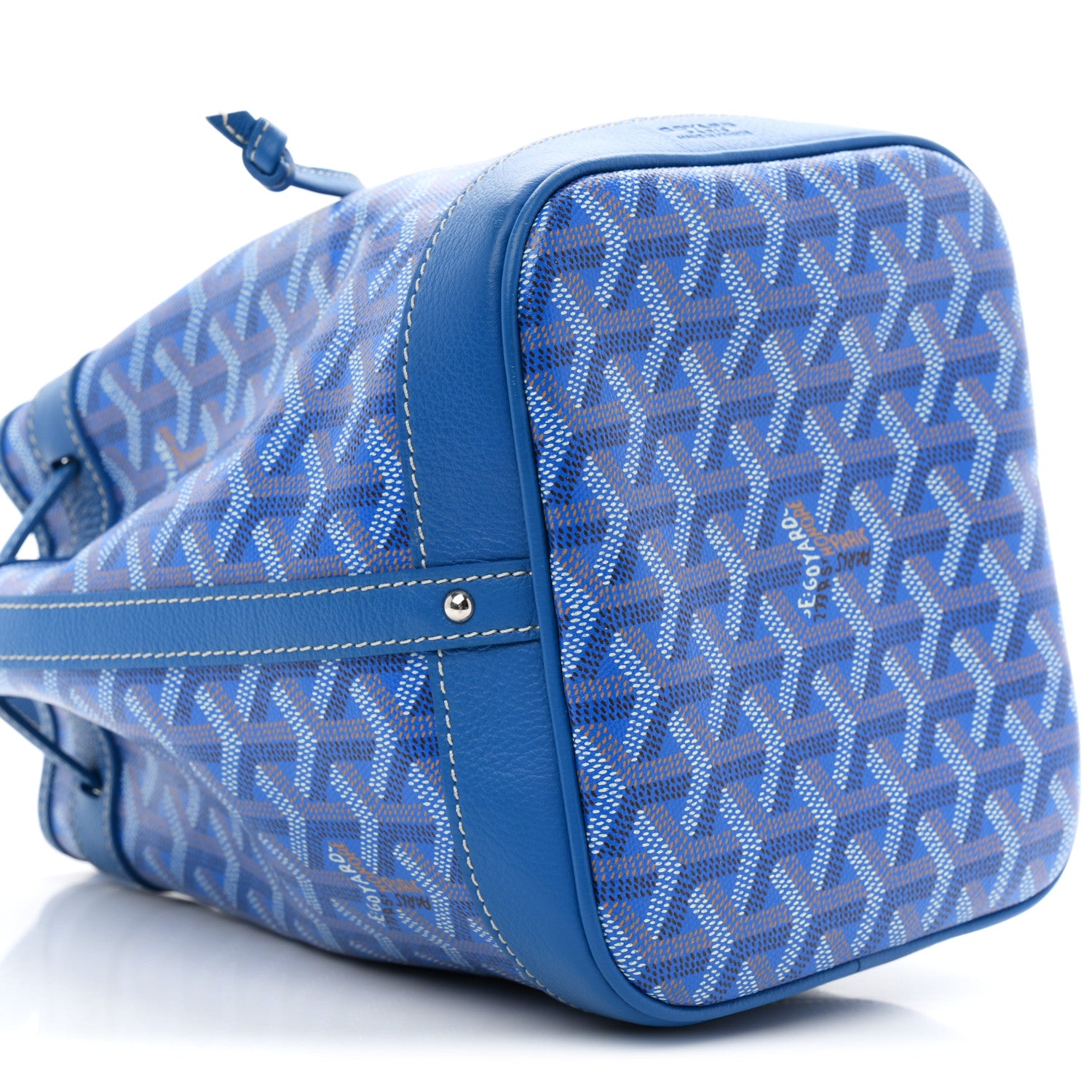 Goyard Goyardine Petit Flot Bucket Bag PM Sky Morning 9 of 10