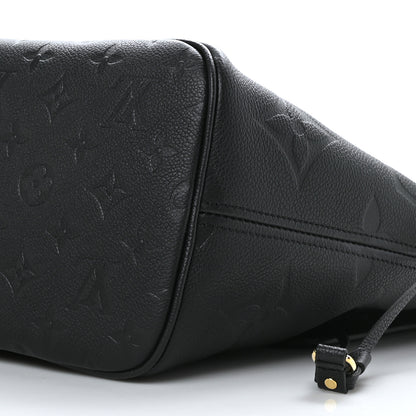 Louis Vuitton Empreinte Monogram Giant Neverfull MM Black 9 of 9