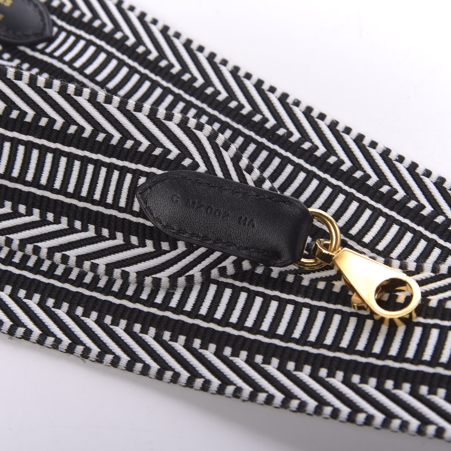 Hermes Toile Swift 50mm Sangle Cavale Shoulder Strap Black Ecru 4 of 6