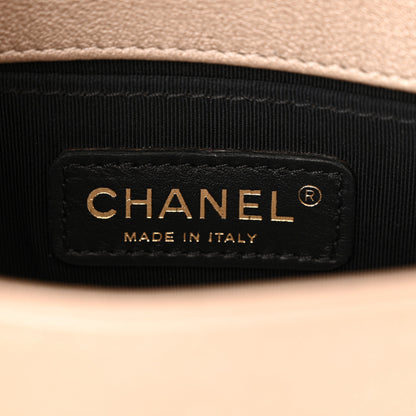 Chanel Metallic Lambskin Mini Scaled Boy Flap Gold 6 of 13