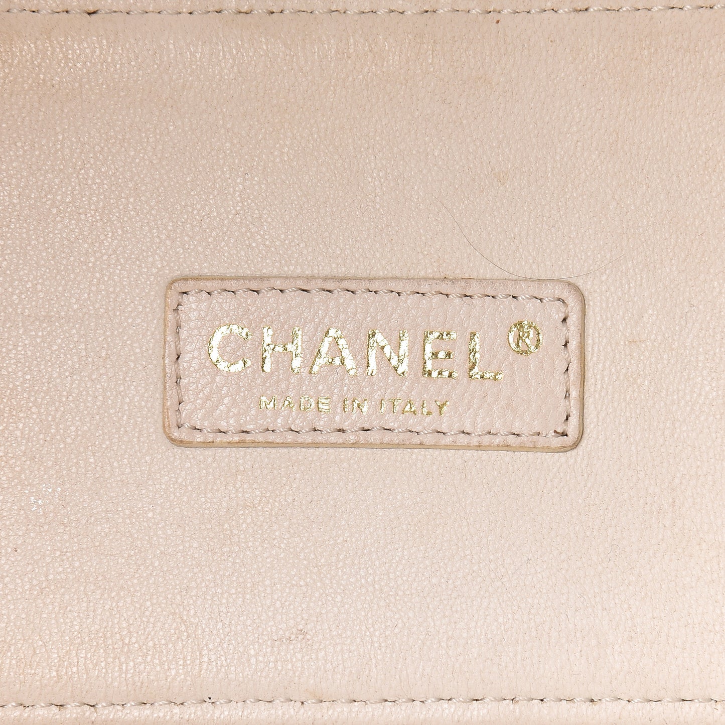 Patent Perforated CC Tote White