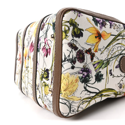 Gucci Canvas Flora Infinity Medium Joy Boston White Multicolor Acero 10 of 10