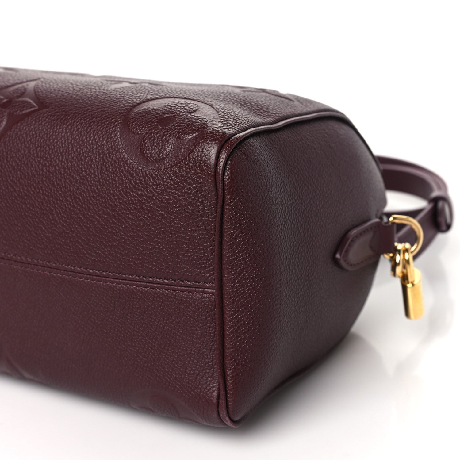 Louis Vuitton Empreinte Monogram Giant Speedy Bandouliere 25 Wine 9 of 10