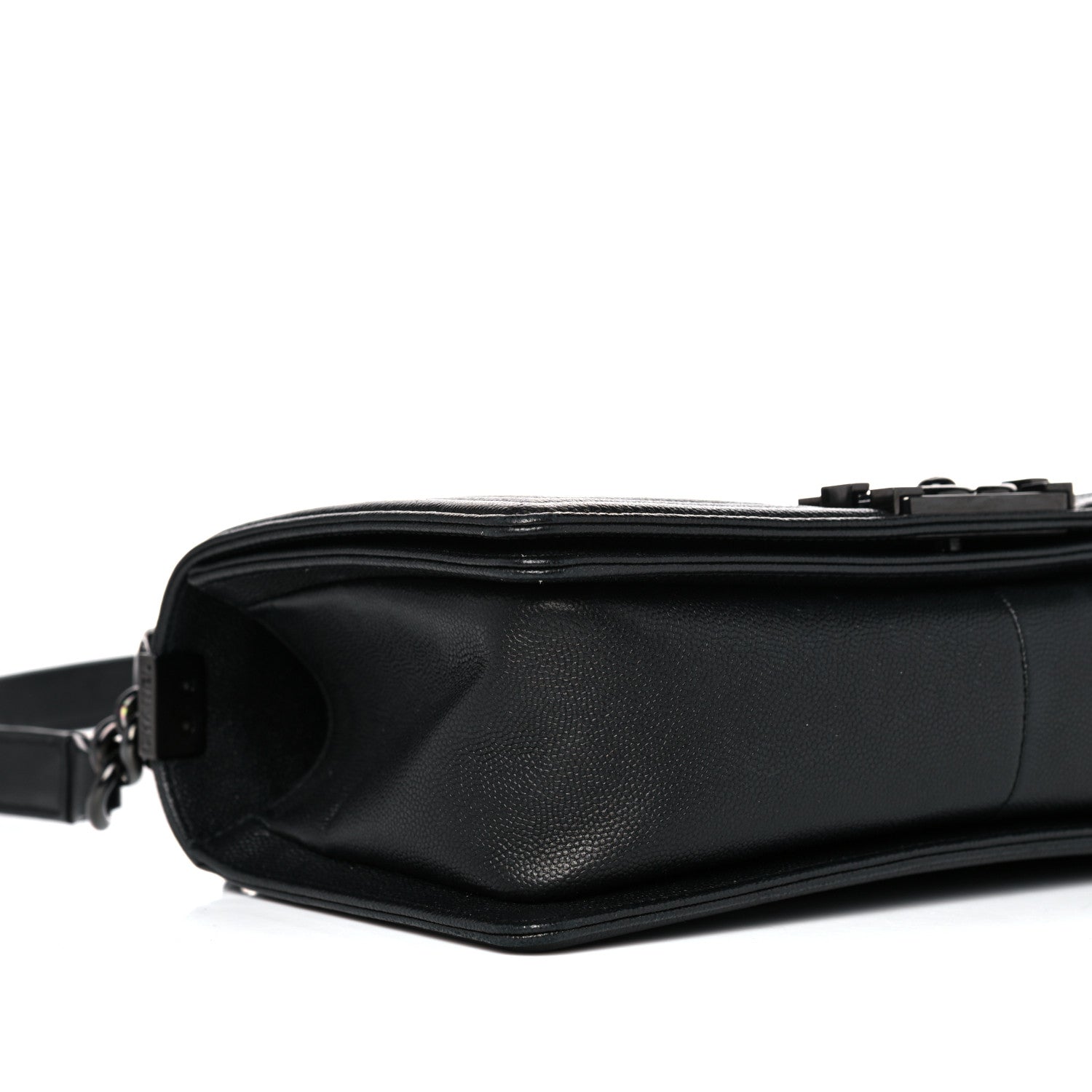 Chanel Caviar Quilted Medium Boy Flap So Black 8 of 10