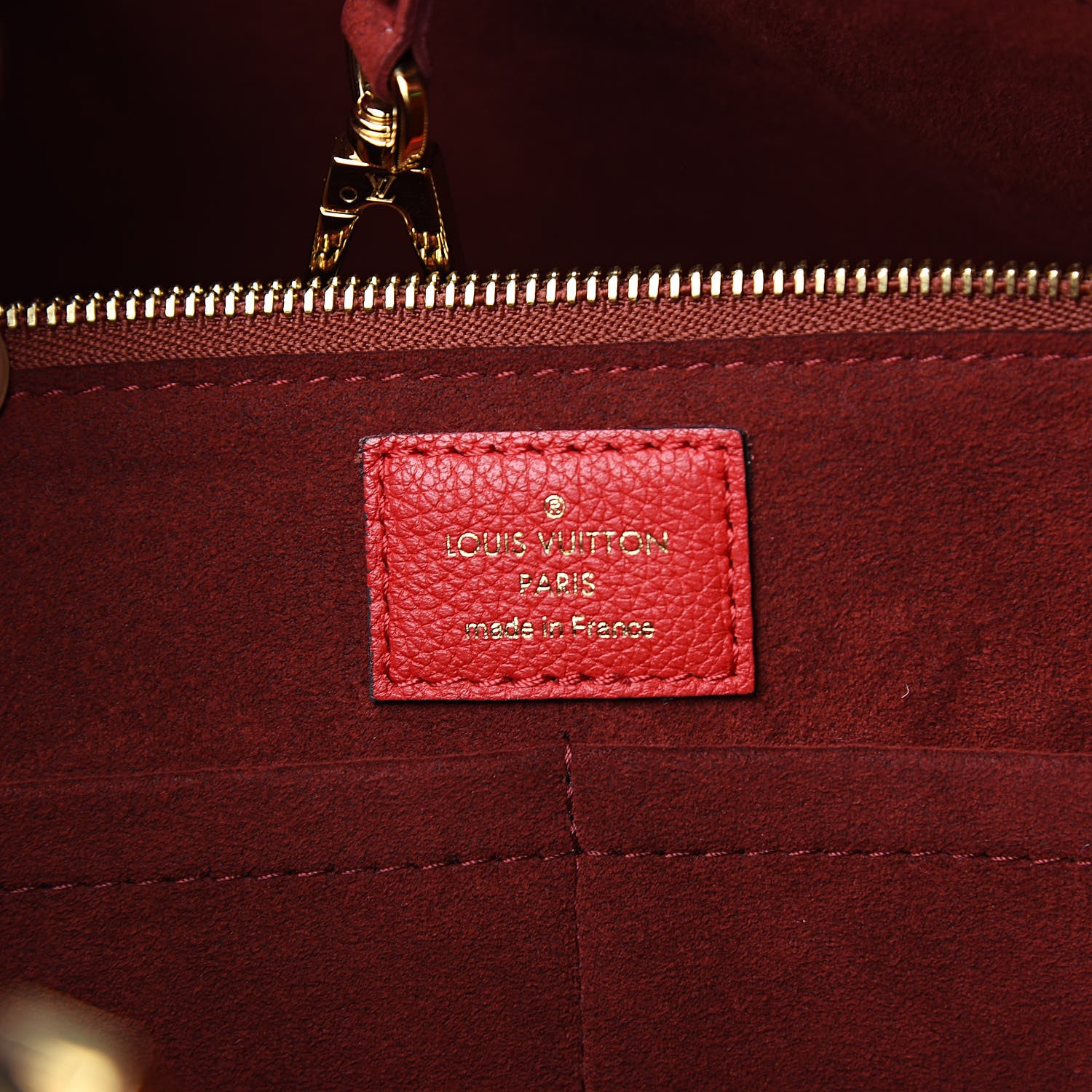 Louis Vuitton Calfskin Monogram Kimono Tote Cherry 6 of 11