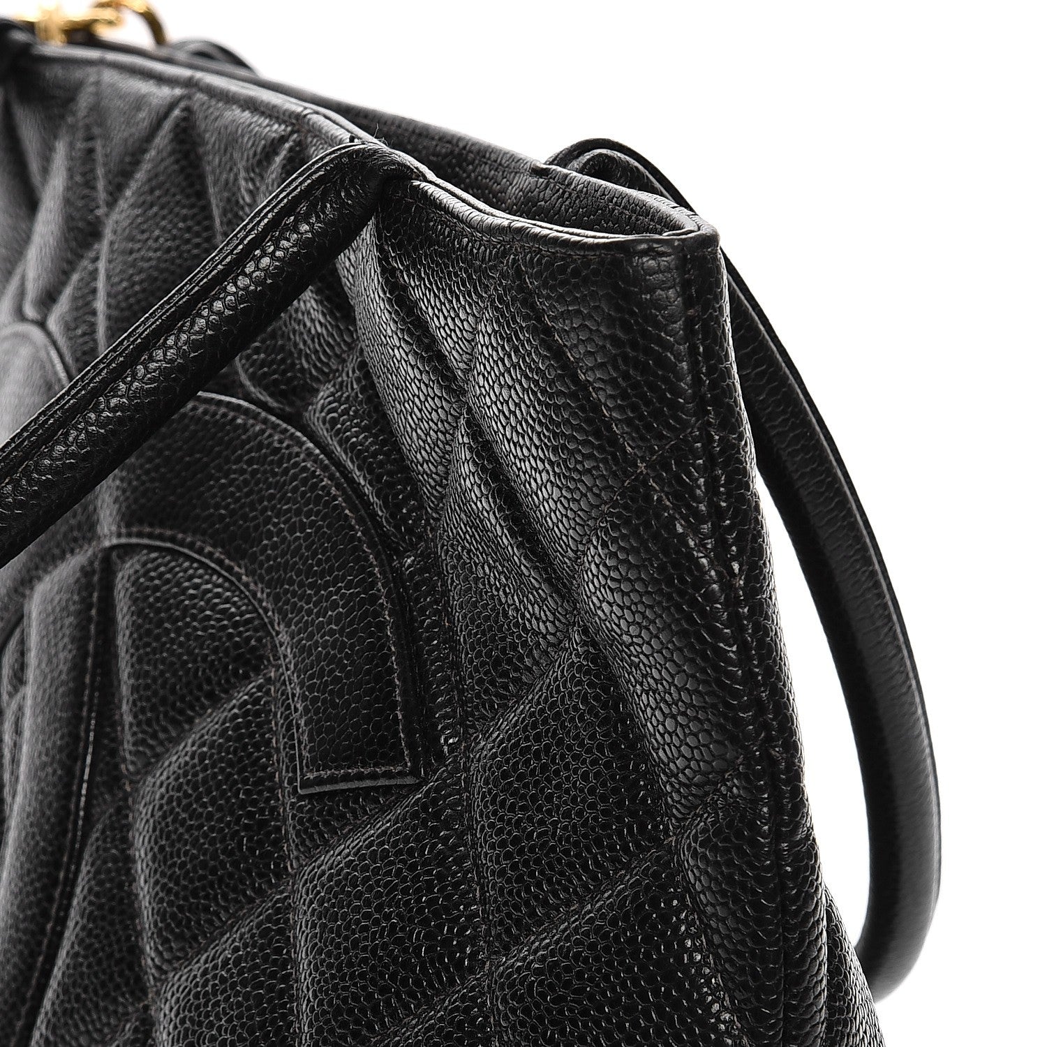 Chanel Caviar Quilted Medallion Tote Black 9 of 15