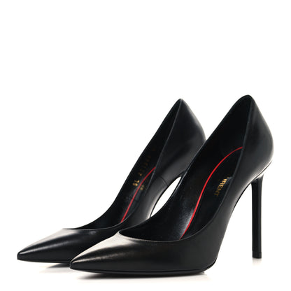Saint Laurent Calfskin Zoe 105 Pumps 37 Black 4 of 9