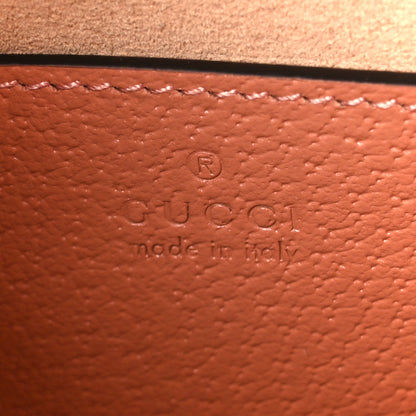 Gucci Monogram Textured Dollar Calfskin Small Ophidia Chain Shoulder Bag Cloche Rose Pink 7 of 12