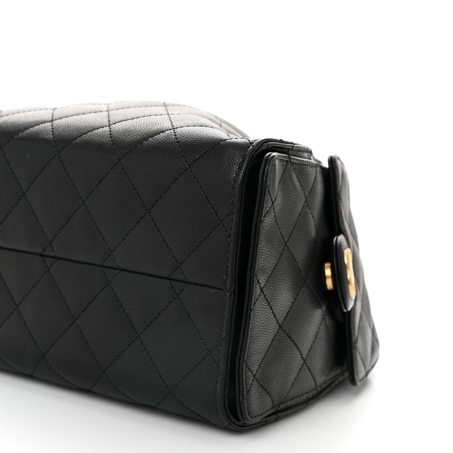 Caviar Quilted Small Chanel 25 Handbag Black