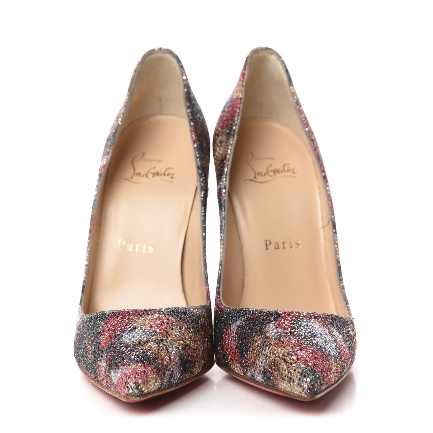 Christian Louboutin Glitter Pigalle Follies 120 Pumps 35.5 Multi 2 of 8