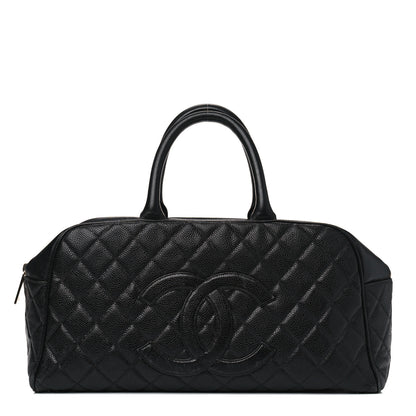 Chanel Caviar Quilted Large Bowler Black 1 of 8