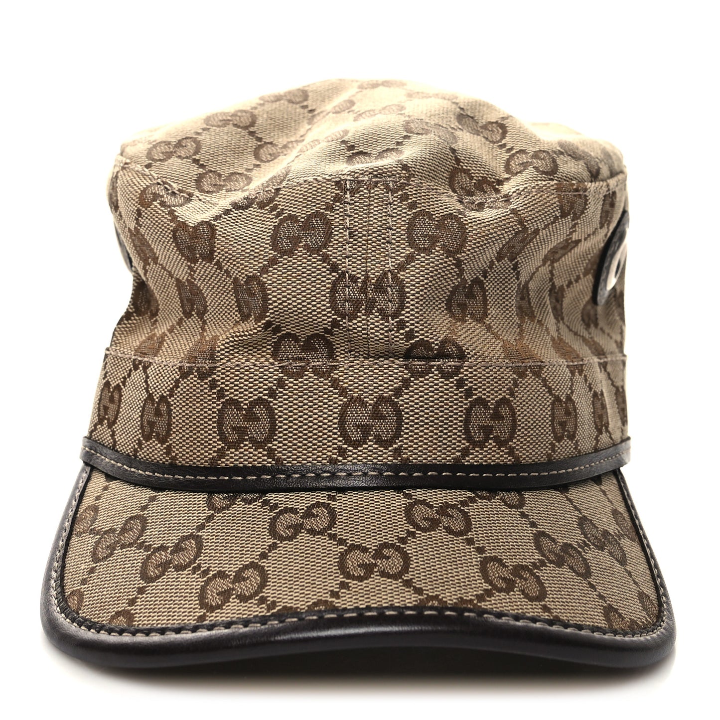Monogram Military Hat XXL Brown