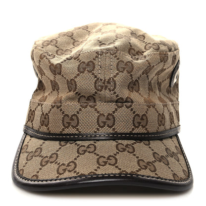 Gucci Monogram Military Hat XXL Brown 3 of 8