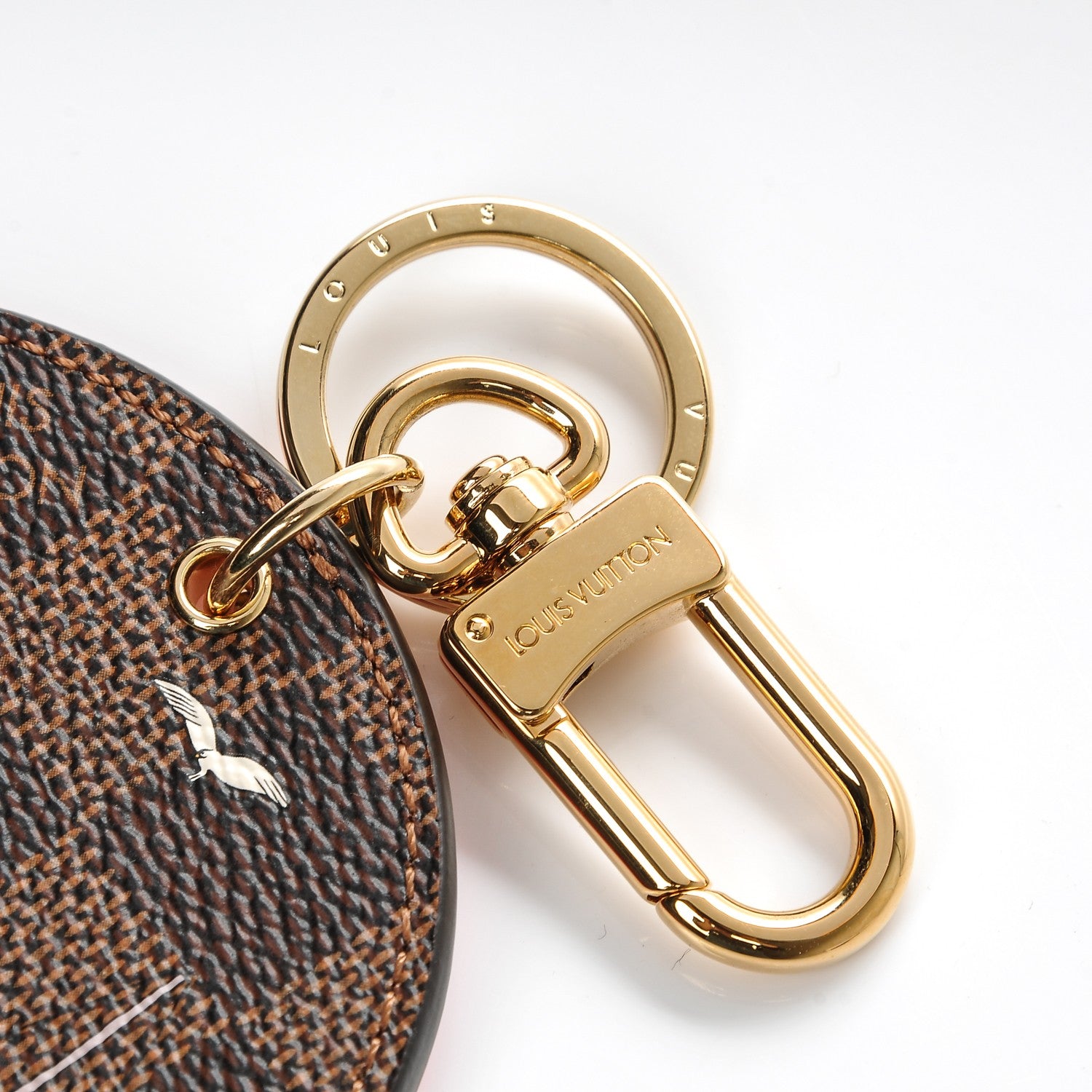 Louis Vuitton Damier Ebene 2016 Christmas Animation Bag Charm Key Ring 5 of 6