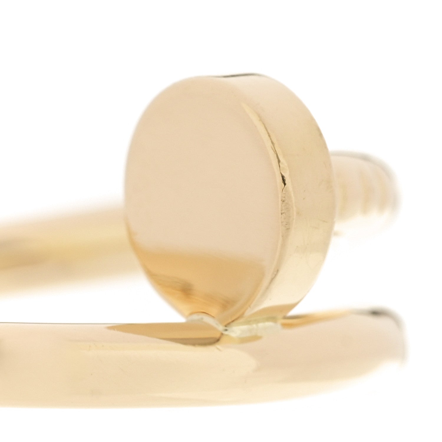 Cartier 18K Yellow Gold Juste Un Clou Ring 57 8 5 of 5