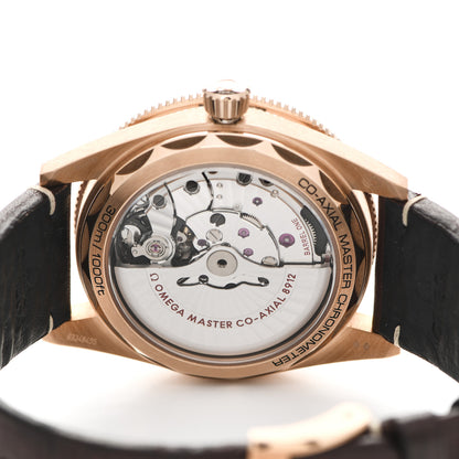 Omega 9K Bronze Gold Calfskin 41mm Seamaster 300 Co-Axial Master Chronometer Automatic Watch Brown 234.92.41.21.10.001 4 of 5