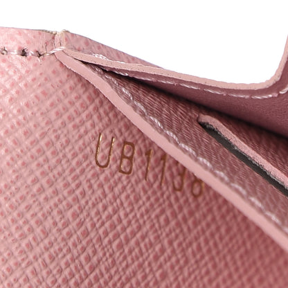 Louis Vuitton Damier Azur Rosalie Coin Purse Rose Ballerine 6 of 9