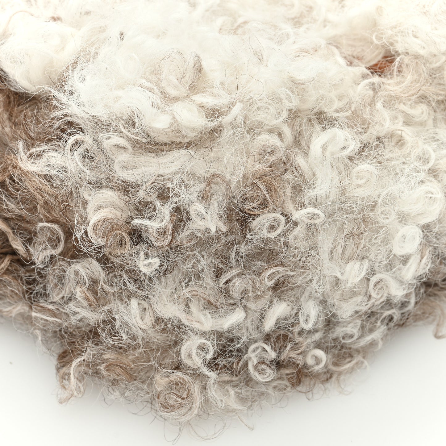 Shearling Small GG Marmont Shoulder Bag White Beige