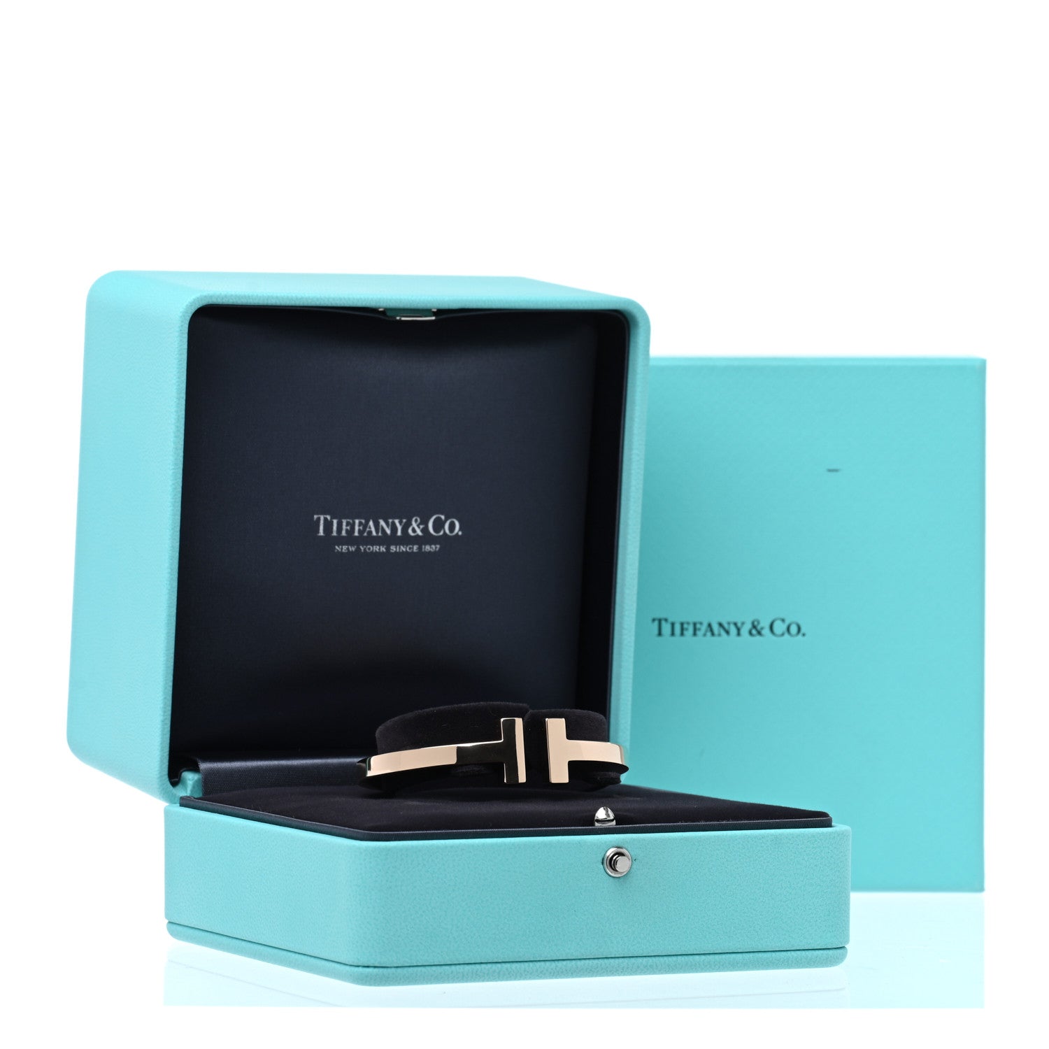 Tiffany 18K Rose Gold T Square Bracelet 4 of 4