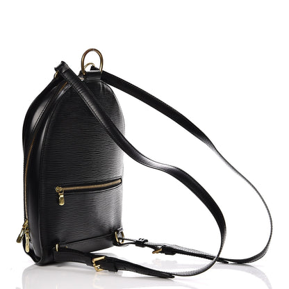 Louis Vuitton Epi Mabillon Backpack Black 3 of 16