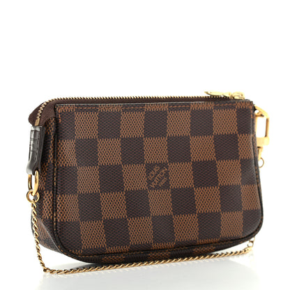 Louis Vuitton Damier Ebene Mini Pochette Accessories 3 of 7