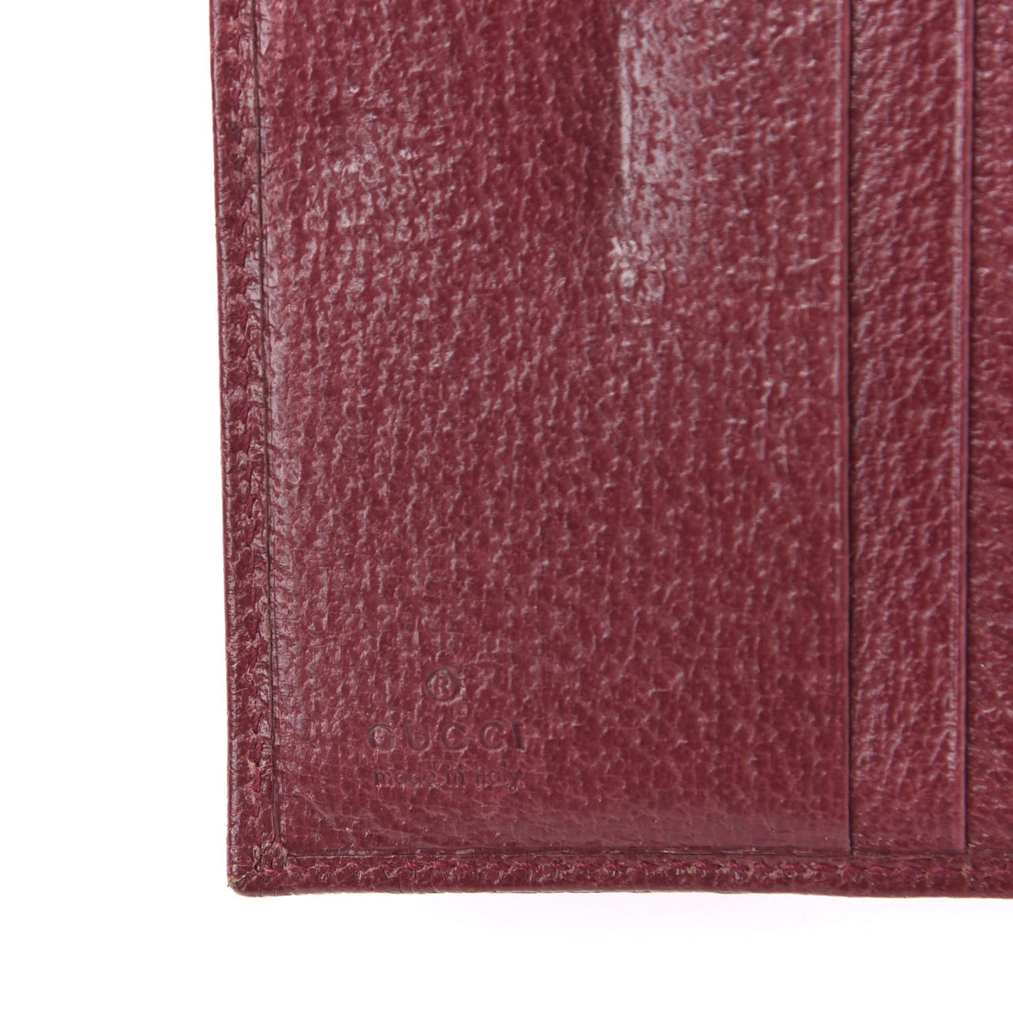Monogram Horsebit Compact Wallet Bordeaux
