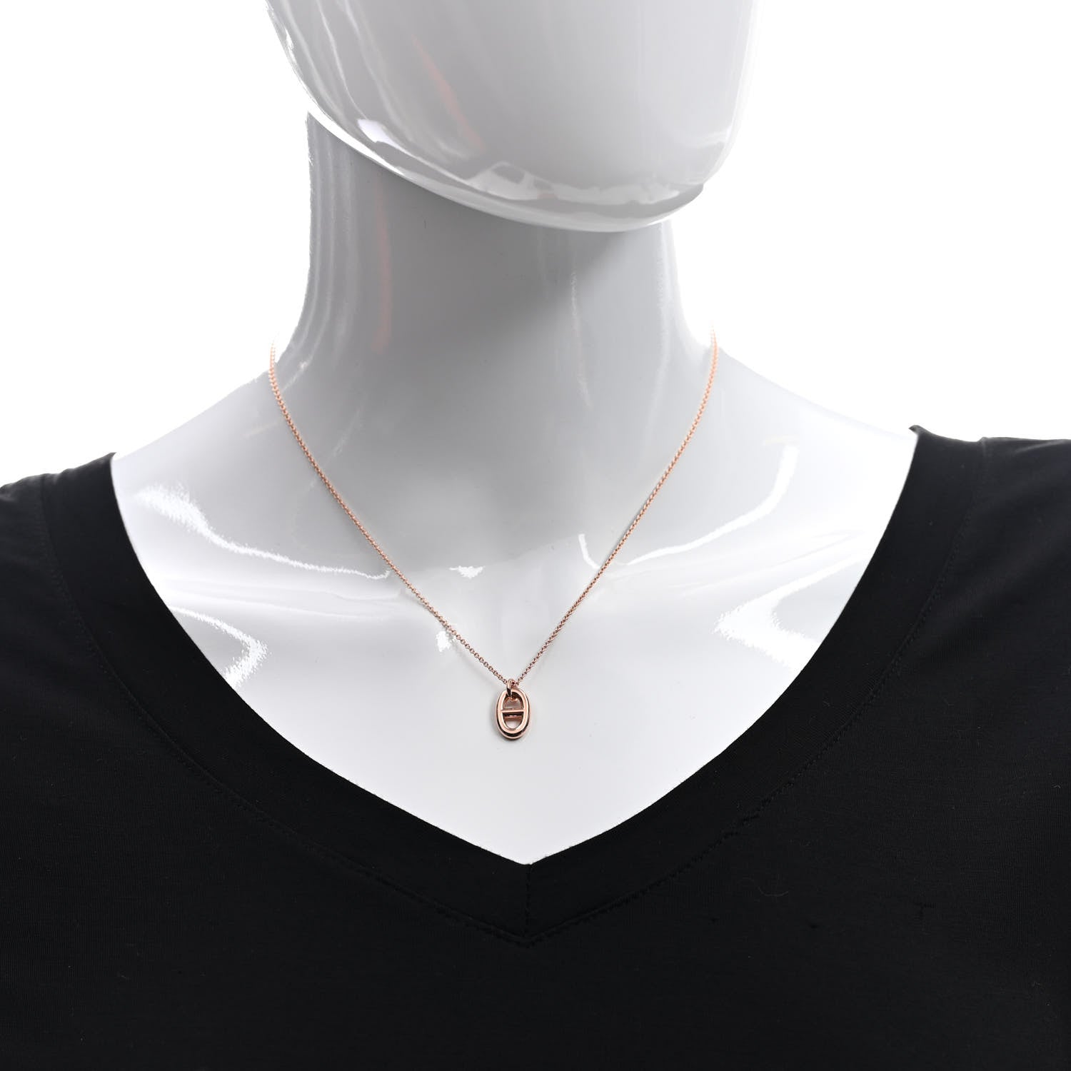 Hermes 18K Rose Gold PM Farandole Pendant Necklace 2 of 5