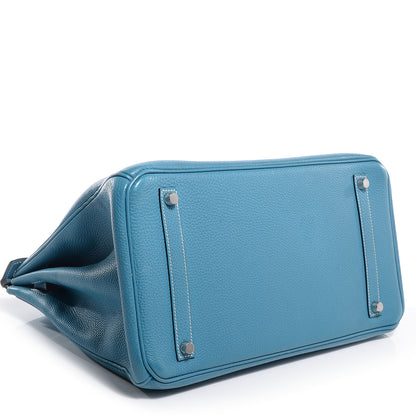 Hermes Togo Birkin 35 Blue Jean 17 of 23