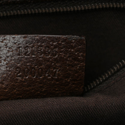 Gucci Monogram Waist Pouch Bag Dark Brown 7 of 11