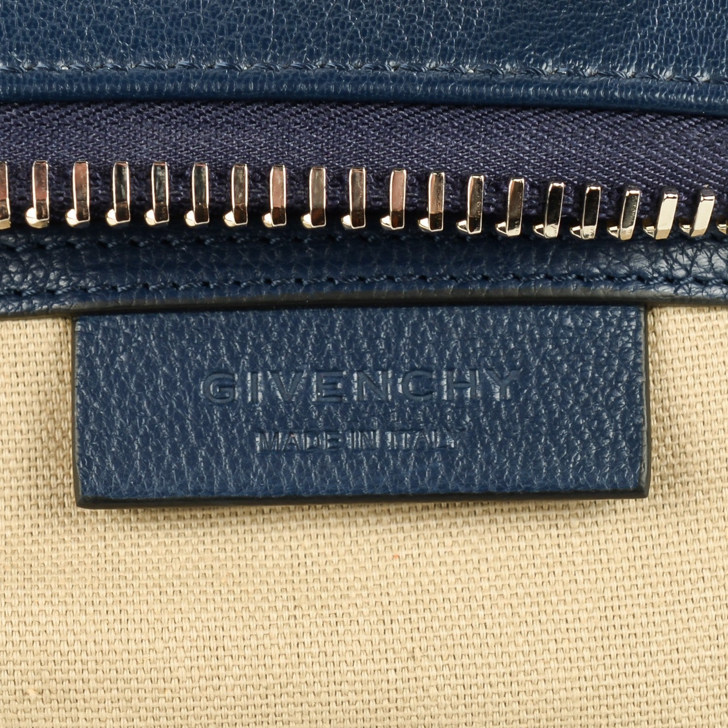 Givenchy Sugar Goatskin Mini Antigona Navy 7 of 10