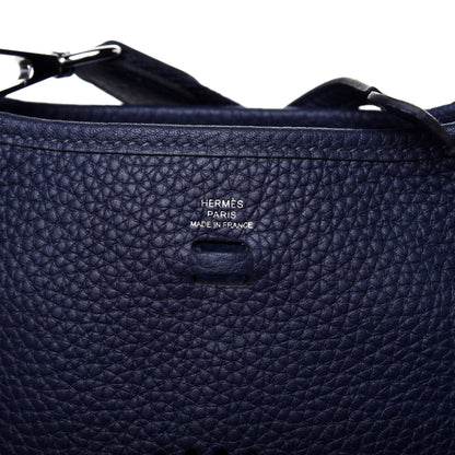Hermes Taurillon Clemence Evelyne TPM Bleu Nuit 5 of 8