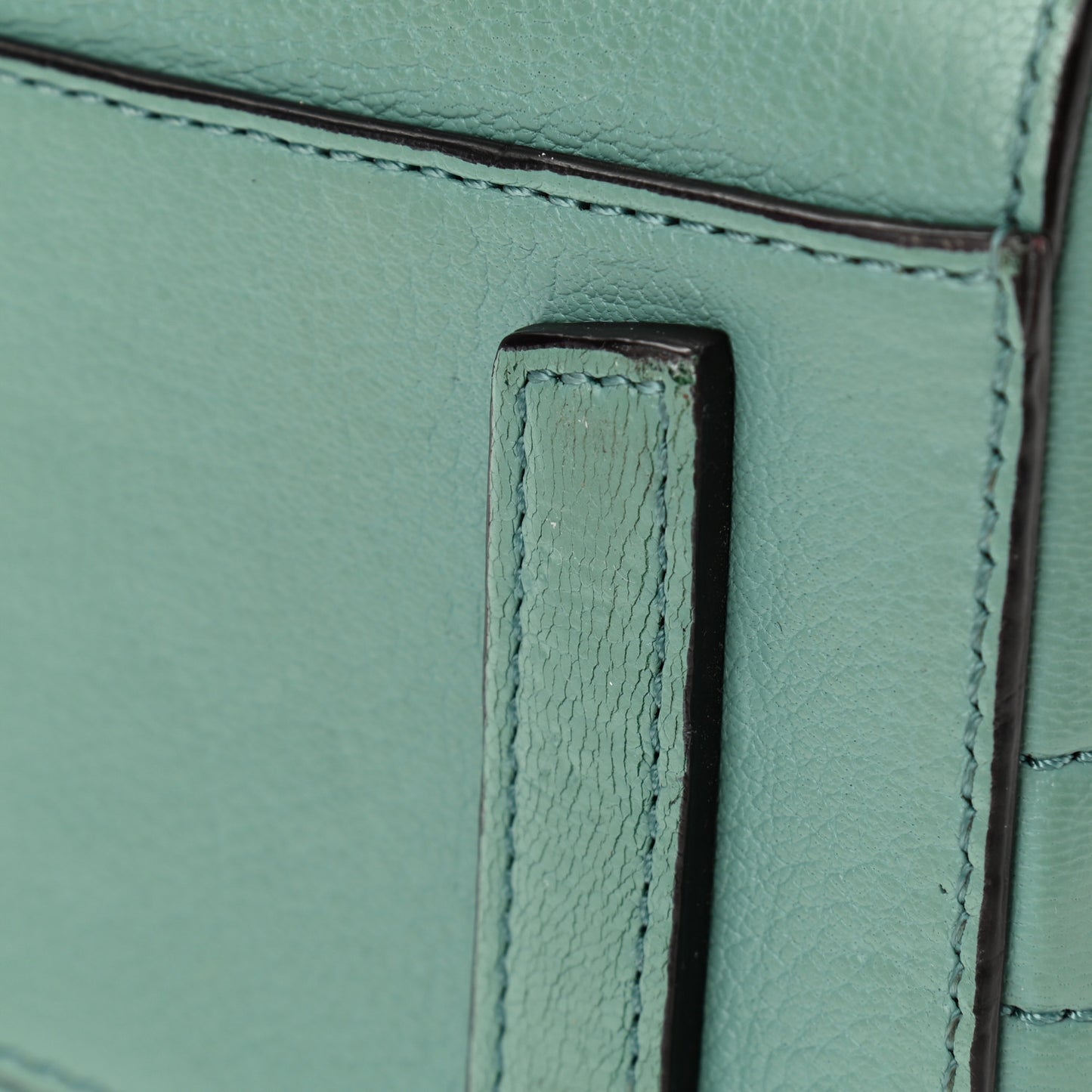 Sugar Goatskin Mini Antigona Aqua