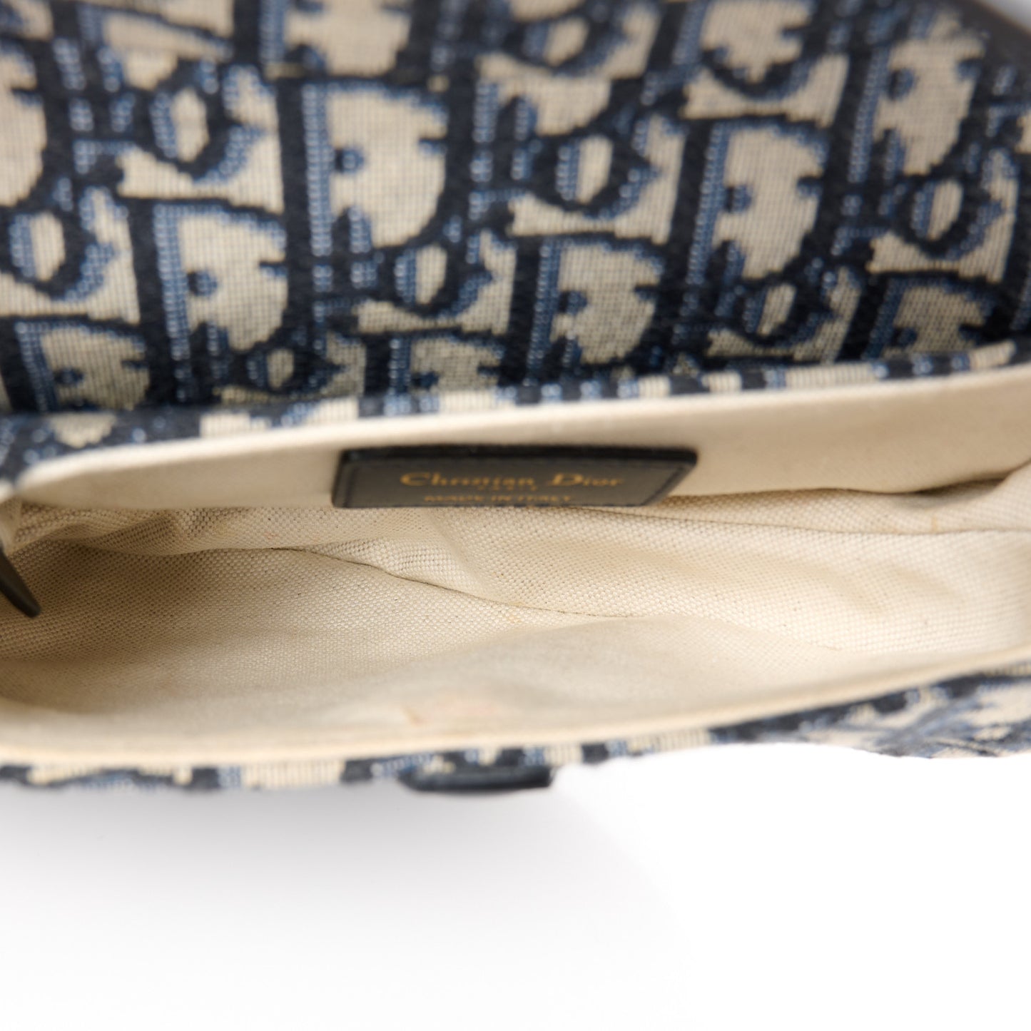 Oblique Mini Saddle Bag Blue