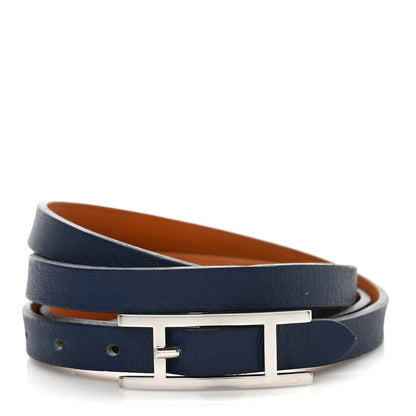 Hermes Swift 3MM Hapi Triple Tour Wrap Bracelet 1 of 6