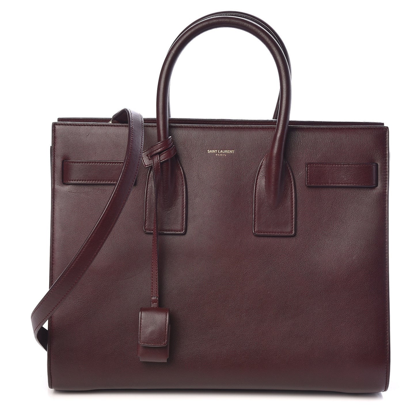 Calfskin Small Sac De Jour Bordeaux