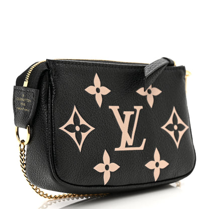 Louis Vuitton Empreinte Monogram Giant Mini Pochette Accessories Black 3 of 6