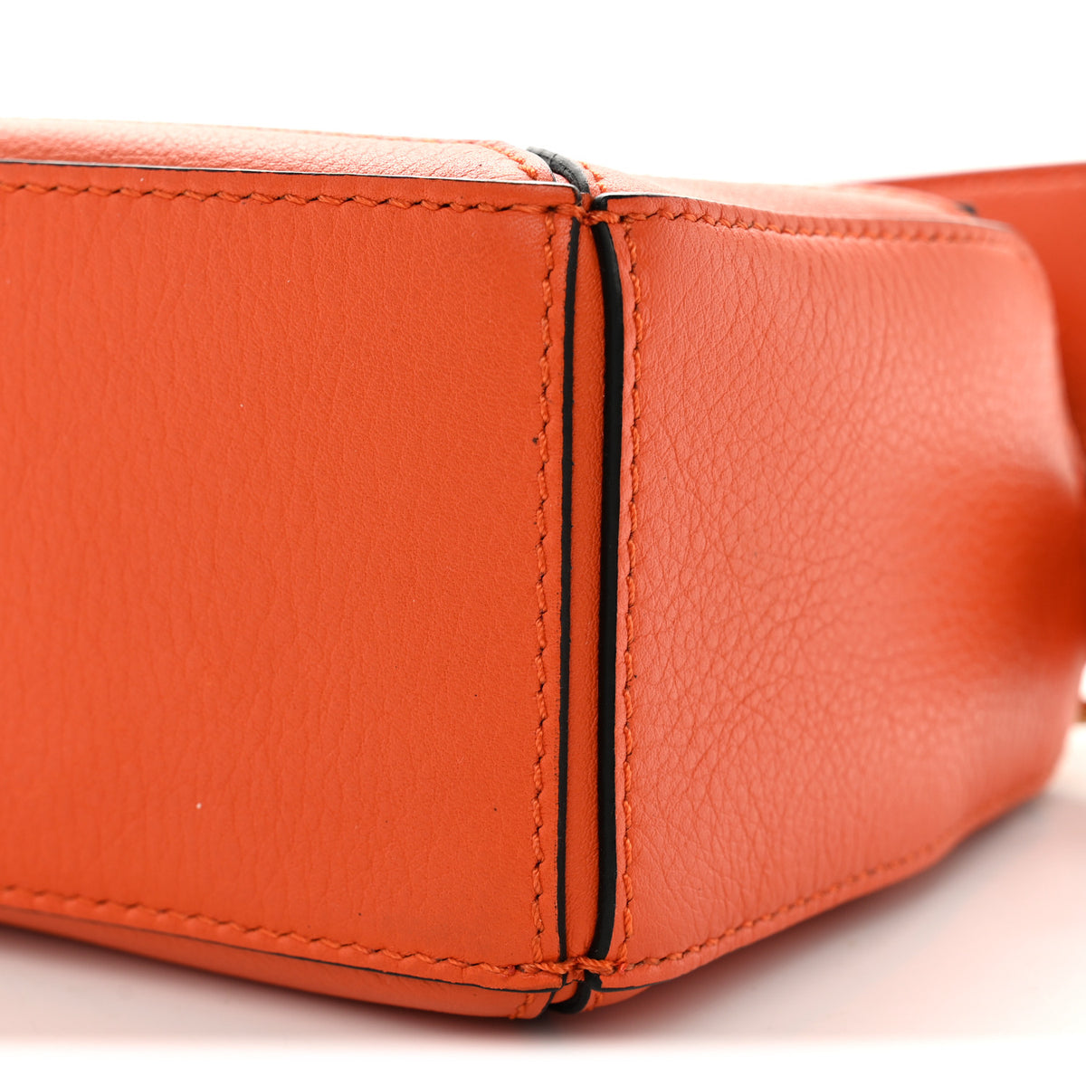 Loewe Calfskin Mini Puzzle Bag Orange 10 of 11