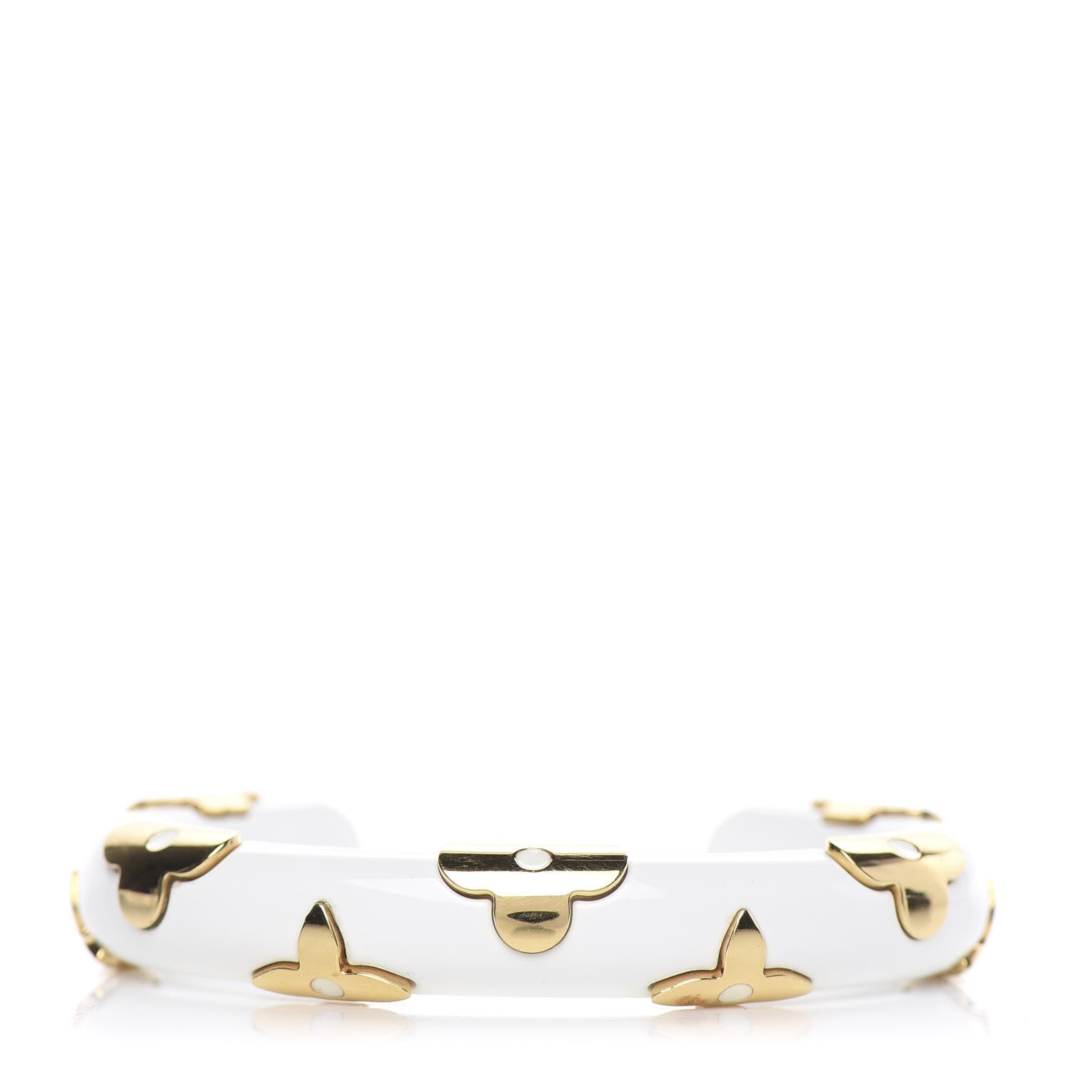 Louis Vuitton Resin Daily Monogram Bracelet M White 1 of 3
