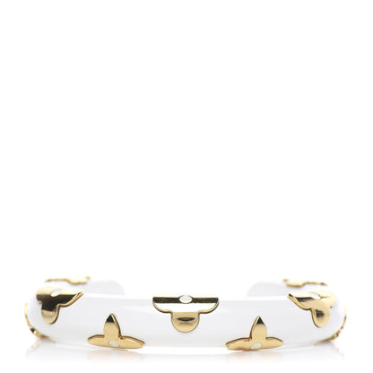 Louis Vuitton Resin Daily Monogram Bracelet M White 1 of 3