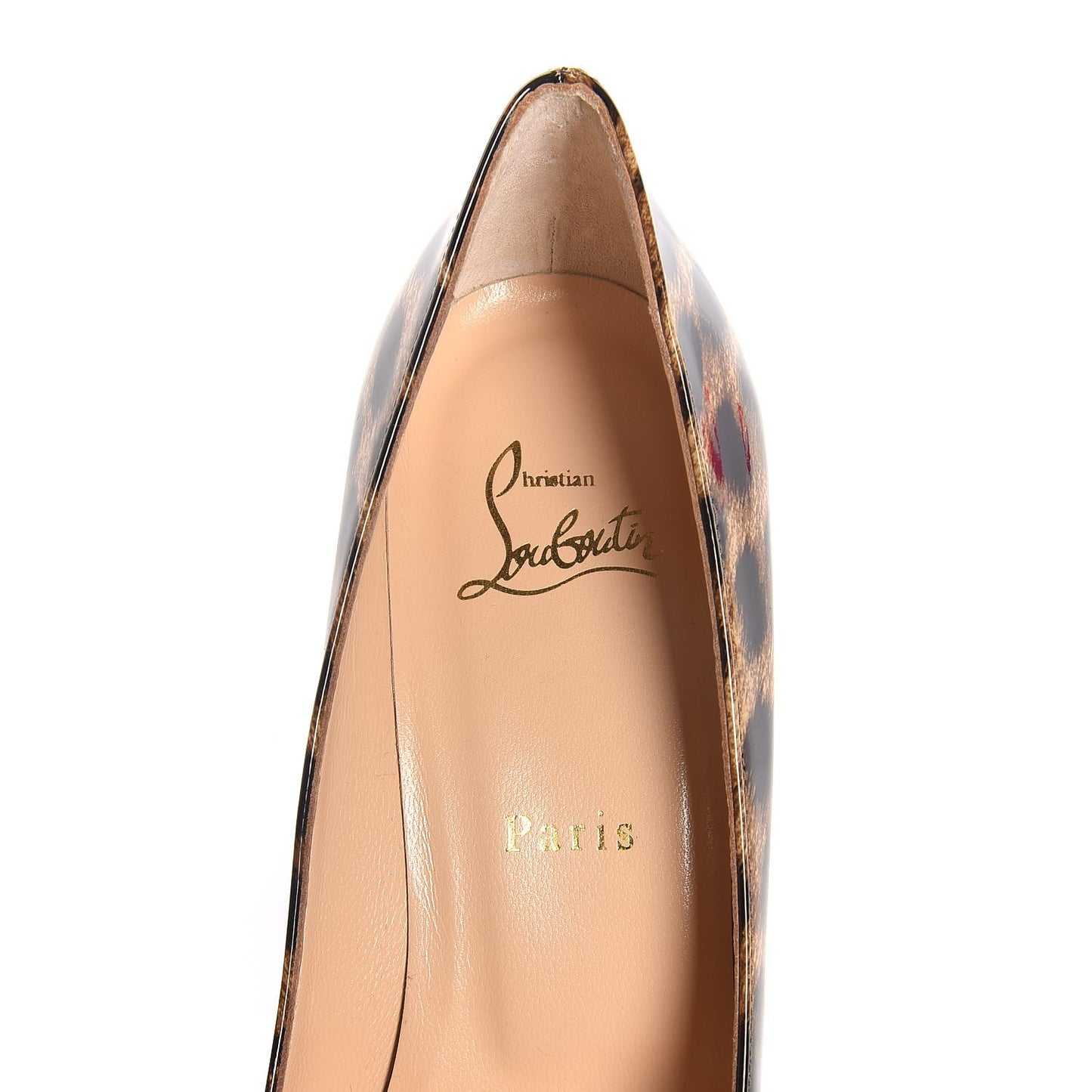 Patent Leopard Yootish 85 Pumps 39 Brown