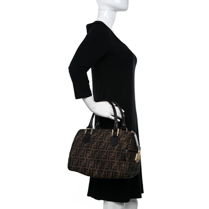 Fendi Zucca Cuoio Lucido Medium Chef Boston Tobacco Moro 2 of 15