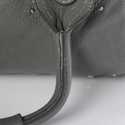 Chloe Calfskin Medium Paddington Satchel Gris Vert 14 of 14