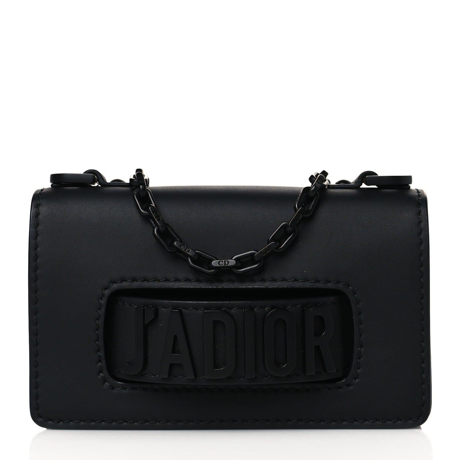 Christian Dior Ultra Matte Calfskin Mini J'Adior Chain Flap Bag Black 1 of 12