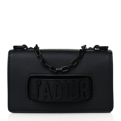 Christian Dior Ultra Matte Calfskin Mini J'Adior Chain Flap Bag Black 1 of 12